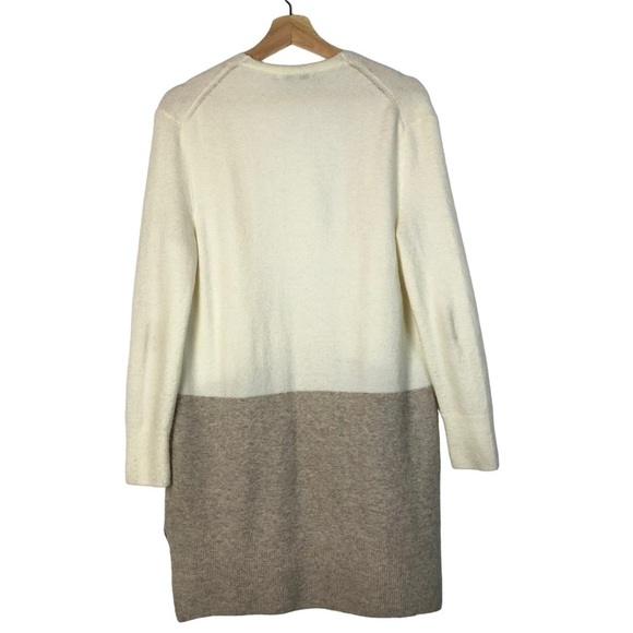 Madewell Kent Colorblock Cozy Yarn Wool Open Front Cardigan Sweater XS - Picture 4 of 6